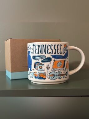 Starbucks Tennessee Been There Series Coffee Tea Mug Ceramic 14 oz. New In Box